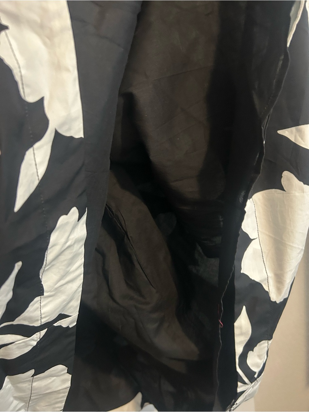NWT  Kate Spade 4X Black and White Floral Dress - Picture 5 of 5